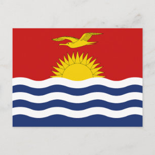 Kiribati Flag Briefkaart