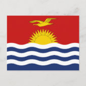 Kiribati Flag Briefkaart (Voorkant)