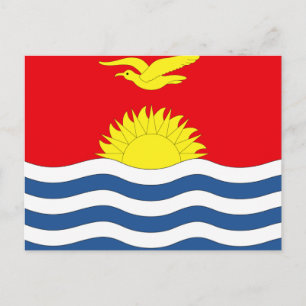 Kiribati Flag Briefkaart