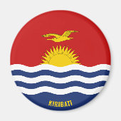 Kiribati Flag Charming Patriotic Magneet (Voorkant)