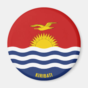 Kiribati Flag Charming Patriotic Magneet