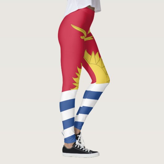Kiribati Flag Emblem Leggings (Rechts)