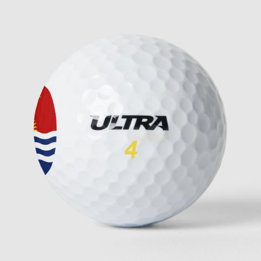Kiribati Flag Golfballen (Logo)