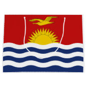 Kiribati Flag Groot Cadeauzakje (Voorkant)
