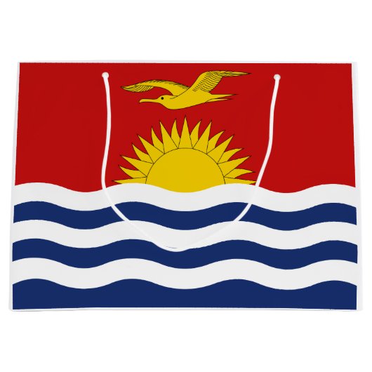 Kiribati Flag Groot Cadeauzakje (Voorkant)