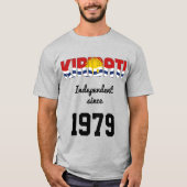 Kiribati Flag Independence Celebration T-shirt (Voorkant)