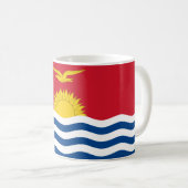 Kiribati Flag Koffiemok (Voorkant rechts)