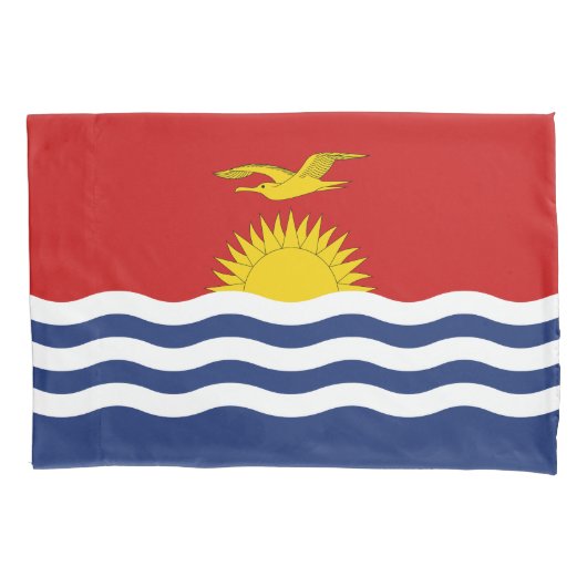 Kiribati Flag Kussensloop (Voorkant)