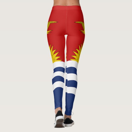 Kiribati Flag Leggings (Achterkant)