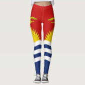 Kiribati Flag Leggings (Voorkant)