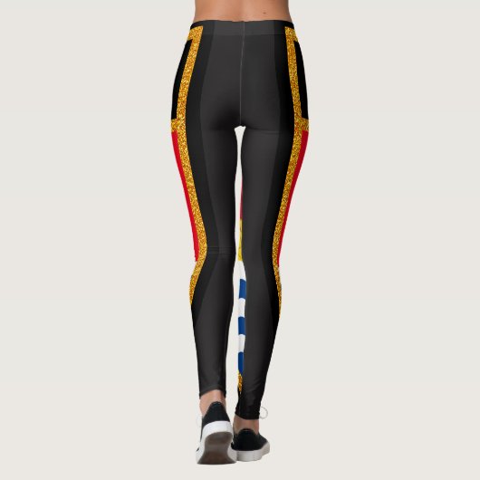 Kiribati Flag Leggings (Achterkant)
