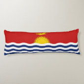 Kiribati Flag Lichaamskussen (Achterkant)