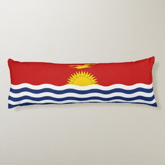 Kiribati Flag Lichaamskussen (Achterkant)