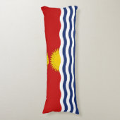 Kiribati Flag Lichaamskussen (Voorkant Verticaal)