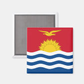 Kiribati Flag Magneet (Voorkant / Achterkant)