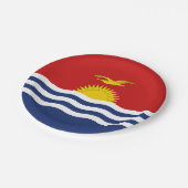 Kiribati Flag Papieren Bordje (Gekanteld)