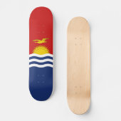 Kiribati Flag Persoonlijk Skateboard (Voorkant)