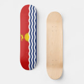 Kiribati Flag Persoonlijk Skateboard (Voorkant)