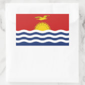 Kiribati Flag Rechthoekige Sticker (Tas)