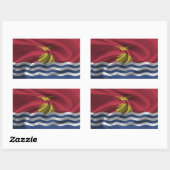 Kiribati Flag Rechthoekige Sticker (Vel)