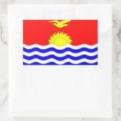 Kiribati Flag Rechthoekige Sticker (Tas)
