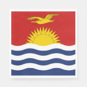 Kiribati Flag Servet (Voorkant)