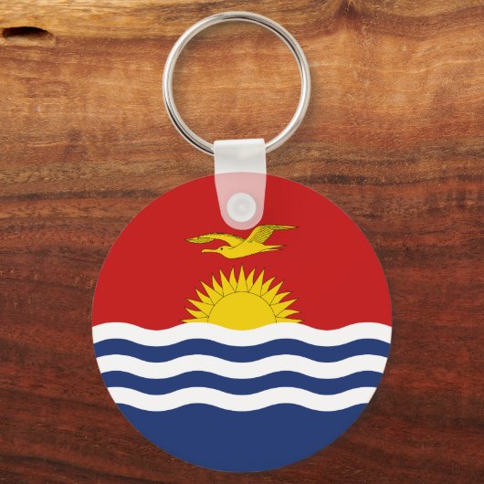 Kiribati Flag Sleutelhanger (Voorkant)