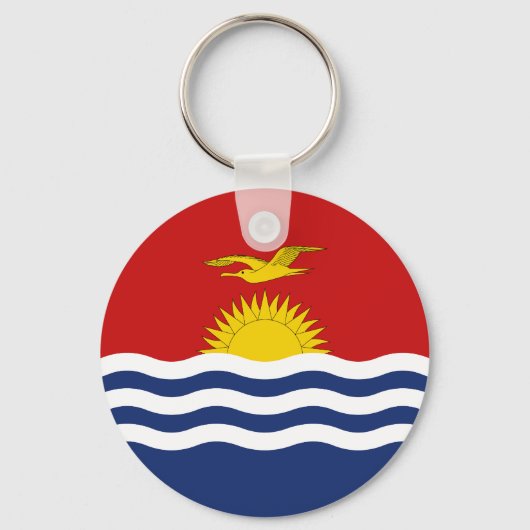 Kiribati Flag Sleutelhanger (Achterkant)