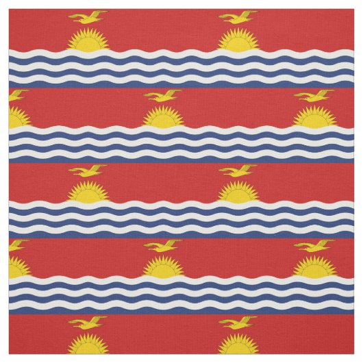 Kiribati Flag Stof (Swatch)