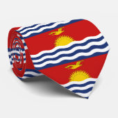 Kiribati Flag Stropdas (Opgerold)