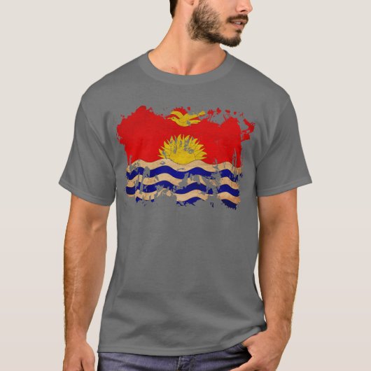 Kiribati Flag T-shirt (Voorkant)
