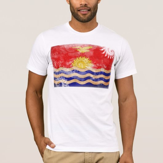 Kiribati Flag T-shirt (Voorkant)