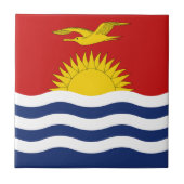 Kiribati Flag Tegeltje (Voorkant)