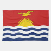 Kiribati Flag Theedoek (Horizontaal)