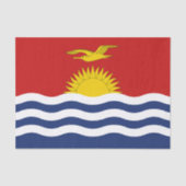Kiribati Flag Tissuepapier (Voorkant)