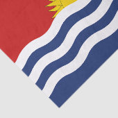 Kiribati Flag Tissuepapier (Detail)