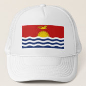 Kiribati Flag Trucker Pet (Voorkant)