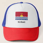 Kiribati Flag Trucker Pet (Voorkant)