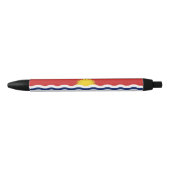 Kiribati Flag Zwarte Inkt Pen (Voorkant)