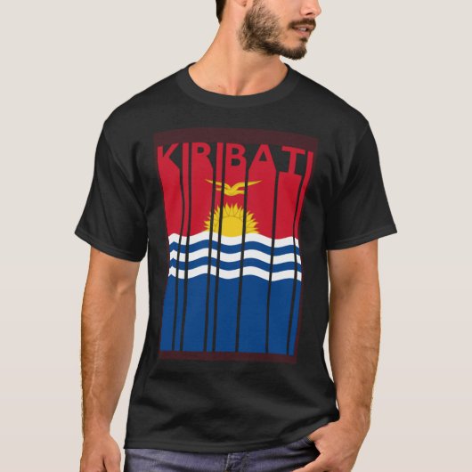 Kiribati  I Kiribati Vlaggenvakantie T-shirt (Voorkant)