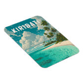 Kiribati Illustration Travel Art Vintage Magneet (Rechterzijde)