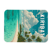 Kiribati Illustration Travel Art Vintage Magneet (Horizontaal)