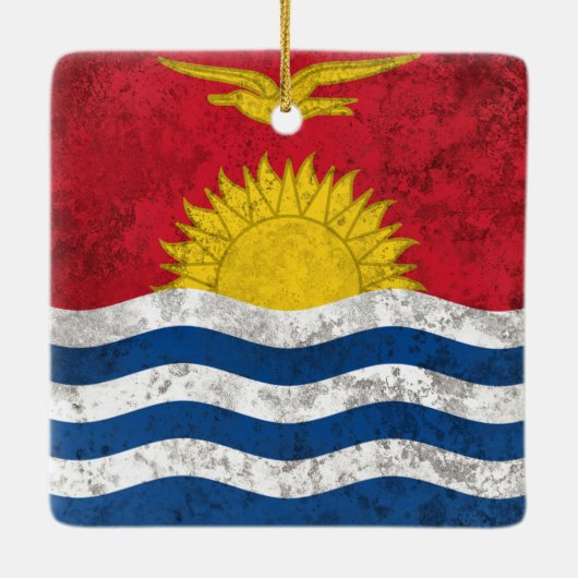 Kiribati Keramisch Ornament (Achterkant)