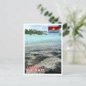 Kiribati - Lagoon - Panorama - Briefkaart (Staand voorkant)