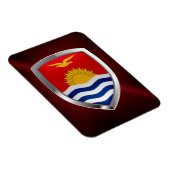 Kiribati Metallic Emblem Magneet (Rechterzijde)