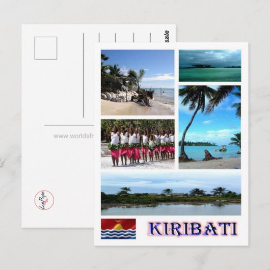 Kiribati - Oceanië - Mozaïek - Briefkaart (Voorkant / Achterkant)