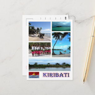 Kiribati - Oceanië - Mozaïek - Briefkaart