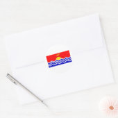 Kiribati Ronde Sticker (Envelop)