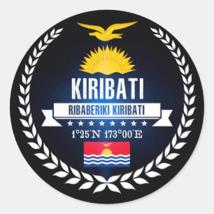 Kiribati Ronde Sticker