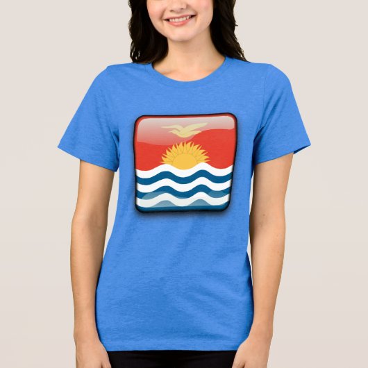 KIRIBATI Special Tourist Gift Classic Tri-Blend Shirt (Voorkant)